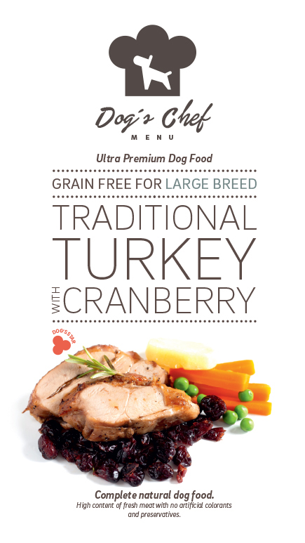 Traditional Turkey with Cranberry LARGE BREED