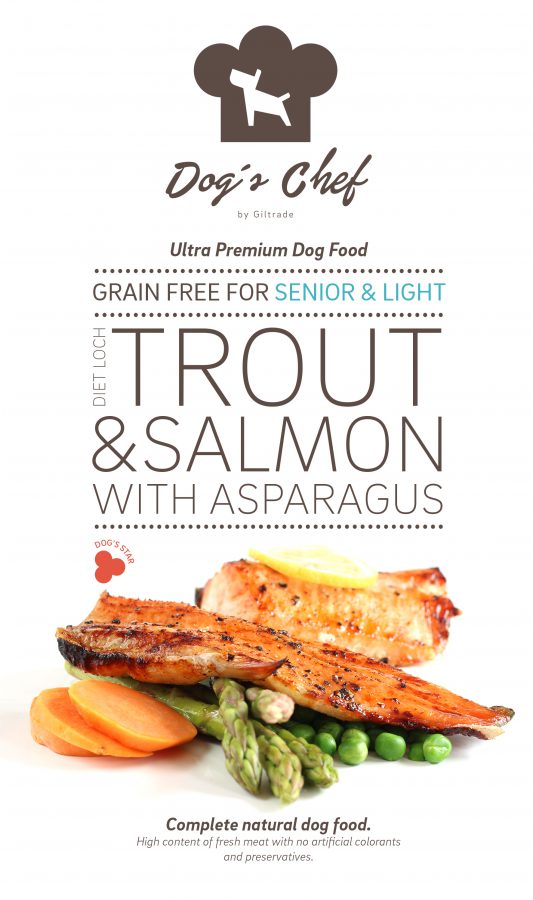 Diet Loch Trout & Salmon with Asparagus SENIOR & LIGHT