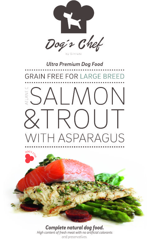 Atlantic Salmon & Trout with Asparagus LARGE BREED